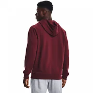 Bluzy sportowe męskie - Męska bluza dresowa nierozpinana z kapturem UNDER ARMOUR UA Rival Fleece Big Logo HD - miniaturka - grafika 1