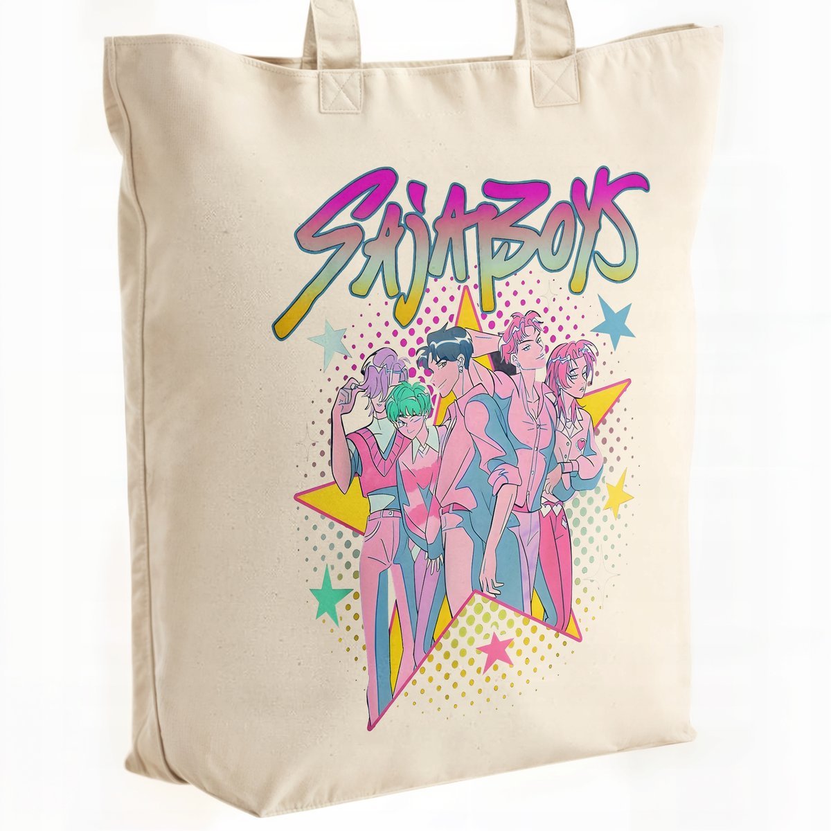 Torba bawełniana premium KPopowe Łowczynie Demonów Huntrix Saja Dla Fanów
