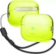 Akcesoria do słuchawek - ELAGO Etui Case Przezroczyste z smyczką na AirPods Pro 2,Neon Yellow - miniaturka - grafika 1