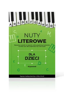 Nuty literowe dla dzieci - Akcesoria do instrumentów klawiszowych - miniaturka - grafika 1