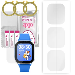 3x Folia hydrożelowa do Garett Kids Sun Ultra 4G - apgo Smartwatch Hydrogel Protection Ochrona na ekran smartwatcha - Akcesoria do smartwatchy - miniaturka - grafika 1