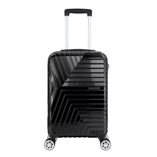 Mała walizka podróżna na kółkach 20" -  czarna Semi Line - Walizki - miniaturka - grafika 1