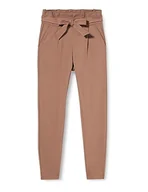 Spodnie damskie - Bestseller A/S Damskie spodnie VMEVA HR Loose Paperbag Pant GA NOOS, brązowe Lentil, XXL/34, Brown Lentil, XXL x 34L - miniaturka - grafika 1