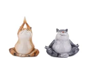 Figurki dekoracyjne - Figurka Kot Love Yoga we Dwoje Na prezent - miniaturka - grafika 1