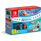 Konsole Nintendo - Nintendo Switch Neon + Nintendo Switch Sports Gra NINTENDO SWITCH + NINTENDO Switch Online 12 miesięcy - miniaturka - grafika 1