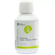 Witaminy i minerały - Invex Remedies Biochelat Zn-Cu-Mg Dla osób Aktywnych Fizycznie i Starszych, Odkwasza organizm 150 ml - miniaturka - grafika 1
