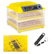 Akcesoria do hodowli zwierząt - Incubato Inkubator do jaj - 120 W - 96 jaj - owoskop IN-96DDI IN-96DDI - miniaturka - grafika 1
