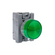 Inne akcesoria elektryczne - Spamel SP.INW. Lampka sygnalizacyjna kompletna ZIELONA, LED 230VAC BA9S SP22-LZ-230-LED\AC - miniaturka - grafika 1