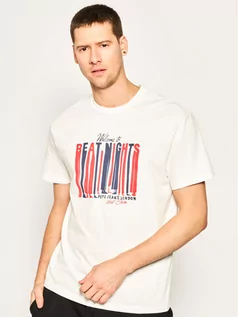 Koszulki męskie - Pepe Jeans T-Shirt Bentley PM506904 Beżowy Loose Fit - grafika 1