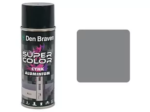 Den Braven Bostik Cynk aluminium w sprayu farba jasnosrebrny 400ml DBSUP040041 DBSUP040041 - Farby i lakiery w sprayu - miniaturka - grafika 1