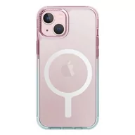 Etui i futerały do telefonów - Uniq Etui Combat Duo do Apple iPhone 15 6.1 Magclick Charging Niebiesko-różowy - miniaturka - grafika 1