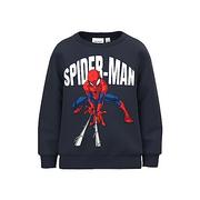Bluzy dla chłopców - NAME IT Bluza chłopięca Nmmjox Spiderman Sweat Bru Noos Mar, Dark Sapphire, 92 - miniaturka - grafika 1