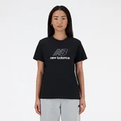 Koszulki i topy damskie - Koszulka damska New Balance WT41816BK  czarna - miniaturka - grafika 1