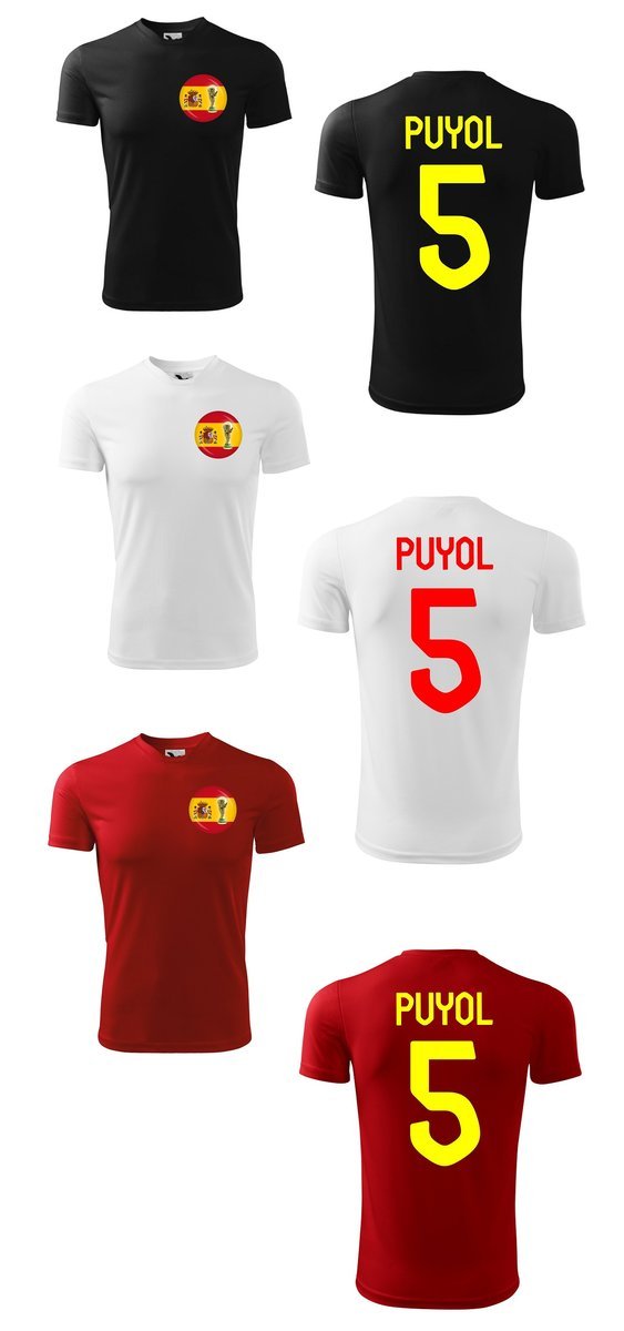 Treningowa Koszulka SPAIN Carles PUYOL 5 jr