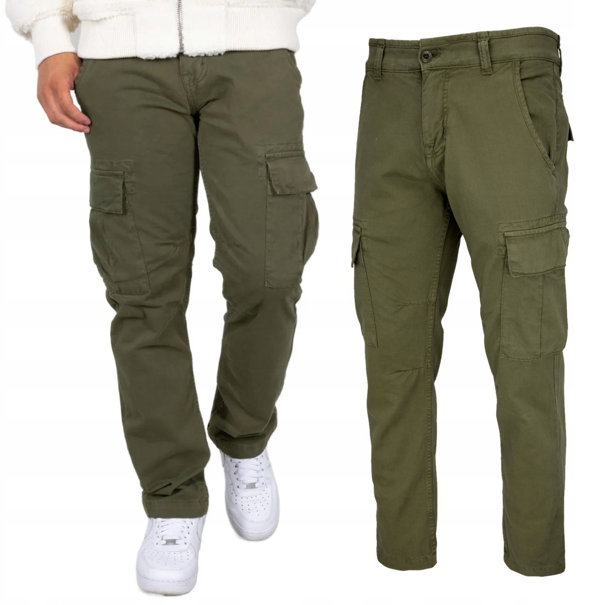 Spodnie Alpha Industries Agent 158205 142 Ciemnooliwkowe 31