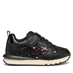 Sneakersy Geox J Fastics J46GZB 0BCBL C0037 M Czarny - Buty dla dziewczynek - miniaturka - grafika 1