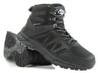 Buty zimowe męskie - Ciepłe buty męskie trekkingowe z AQUA SHELL - LEE COOPER 22-01-1402M, czarne - Lee Cooper - miniaturka - grafika 1
