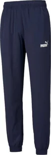 Puma Puma Active Wovenpant 586733-76 granatowe S - Spodnie sportowe męskie - miniaturka - grafika 1