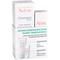 Zestawy kosmetyków damskich - Zestaw Avene Cleanance Hydra krem łagodzący, 40 ml + Cicalfate+, regenerujący balsam do ust, 10 ml - miniaturka - grafika 1