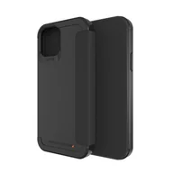 Etui i futerały do telefonów - Gear4 Etui Wembley Flip iPhone 12 / 12 Pro, czarne 840056129207 - miniaturka - grafika 1