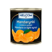 Owoce w puszkach i słoikach - Helcom Mandarynki w lekkim syropie - miniaturka - grafika 1