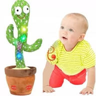 Zabawki interaktywne dla dzieci - Śpiewający Tańczący Wesoły Kaktus Mówi Powtarza - miniaturka - grafika 1