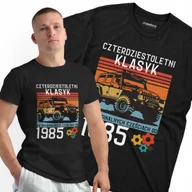 Koszulki męskie - Koszulka męska urodzinowa dla niego 30 40 50 60 70 letni klasyk PREZENT - miniaturka - grafika 1