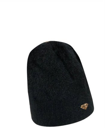 Ell Ciepła Czapka damska, czarna alpaka / La Vitta