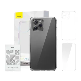 Etui Baseus Crystal Series Clear do iPhone 11 pro max (przeźroczyste) +szkło hartowane +zestaw czyszczący - Etui i futerały do telefonów - miniaturka - grafika 12