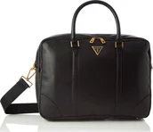 Teczki i aktówki - Guess, Scala, Synthetic Leather, Textile Briefcase, HMESCA, Black, 45 x 35 x 5 cm, For Men For Men - miniaturka - grafika 1