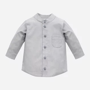 Bluzki dla chłopców - Koszula dziecięca Pinokio Charlie Shirt 104 cm Grey (5901033293429) - grafika 1