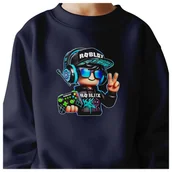 Bluzy dla dziewczynek - BLUZA DZIECIĘCA ROBLOX GRACZ DLA CHŁOPCA DZIEWCZYNKI 110-116 - miniaturka - grafika 1