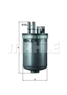 Filtr paliwa Mahle KL 173 - Filtry paliwa - miniaturka - grafika 1