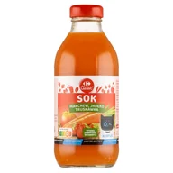 Soki i napoje niegazowane - Carrefour Classic Sok marchew jabłko truskawka 330 ml - miniaturka - grafika 1