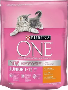 Purina One Junior Karma z kurczakiem dla kociąt 800g 51128-uniw - Mokra karma dla kotów - miniaturka - grafika 1