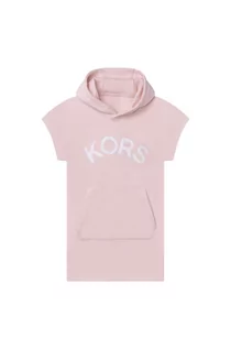 Sukienki - Michael Kors sukienka bawełniana dziecięca kolor różowy mini prosta - grafika 1