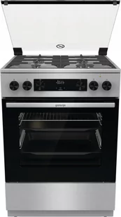 Kuchenka gazowo-elektryczna Gorenje GKS6C70XF - Kuchenki gazowo-elektryczne - miniaturka - grafika 1