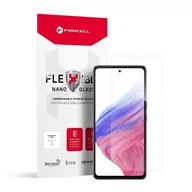 Szkła hartowane na telefon - Forcell Szkło hybrydowe Flexible Nano Glass Do Samsung Galaxy A53 5g - miniaturka - grafika 1