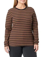 Koszulki i topy damskie - G-STAR RAW Damski top Slim Rib 2.0 Stripe Top, Wielokolorowy (Rain Drum/Caviar Stripe D21575-d201-d472), M - miniaturka - grafika 1