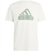 Koszulki męskie - Koszulka męska adidas Growth Badge Graphic kremowa IS2873 XL - miniaturka - grafika 1