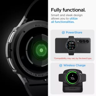 Etui Spigen Liquid Air do Samsung Galaxy Watch 6 Classic (43 mm) matte black - Akcesoria do smartwatchy - miniaturka - grafika 15