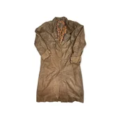 Płaszcze męskie - Skórzany płaszcz męski JAOOUELINE L - miniaturka - grafika 1