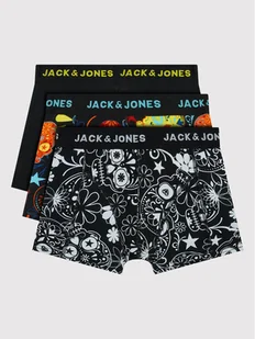 Jack&Jones Junior Komplet 3 par bokserek Sugar 12189220 Czarny - Majtki dla dzieci - miniaturka - grafika 1