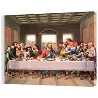 Ikony i obrazy sakralne - Obraz religijny na płótnie Ostatnia Wieczerza - miniaturka - grafika 1