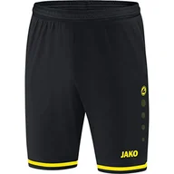 Spodenki męskie - JAKO Jako Striker 2.0 męskie spodnie sportowe, czarne/Citro, XXL - miniaturka - grafika 1