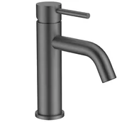 Baterie umywalkowe - Bateria umywalkowa Besco Veo grafitowy połysk BU-VII-GR - miniaturka - grafika 1