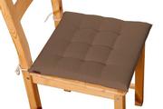 Meble modułowe i akcesoria - Dekoria Siedzisko Karol na krzesło brązowy 40 × 40 × 3,5 cm Loneta 200-133-09 - miniaturka - grafika 1