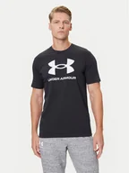 Koszulki sportowe męskie - Under Armour T-Shirt Ua Sportstyle Logo Update Ss 1382911-001 Czarny Loose Fit - miniaturka - grafika 1