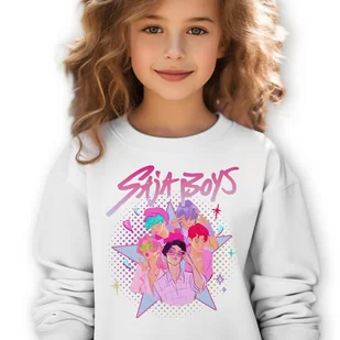 Bluza Dziecięca Biała SAJA BOYS Do Przedszkola K-pop Muzyka Wz Rozm 164 cm - Bluzy dla dziewczynek Bluza Dziecięca Biała SAJA BOYS Do Przedszkola K-pop Muzyka Wz Rozm 164 cm - Bluzy dla dziewczynek - miniaturka - grafika 1