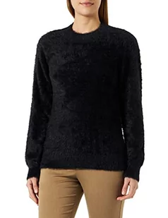 ICHI Sweter damski IHPOPS LS4, 194008/czarny, S - Swetry damskie - miniaturka - grafika 1